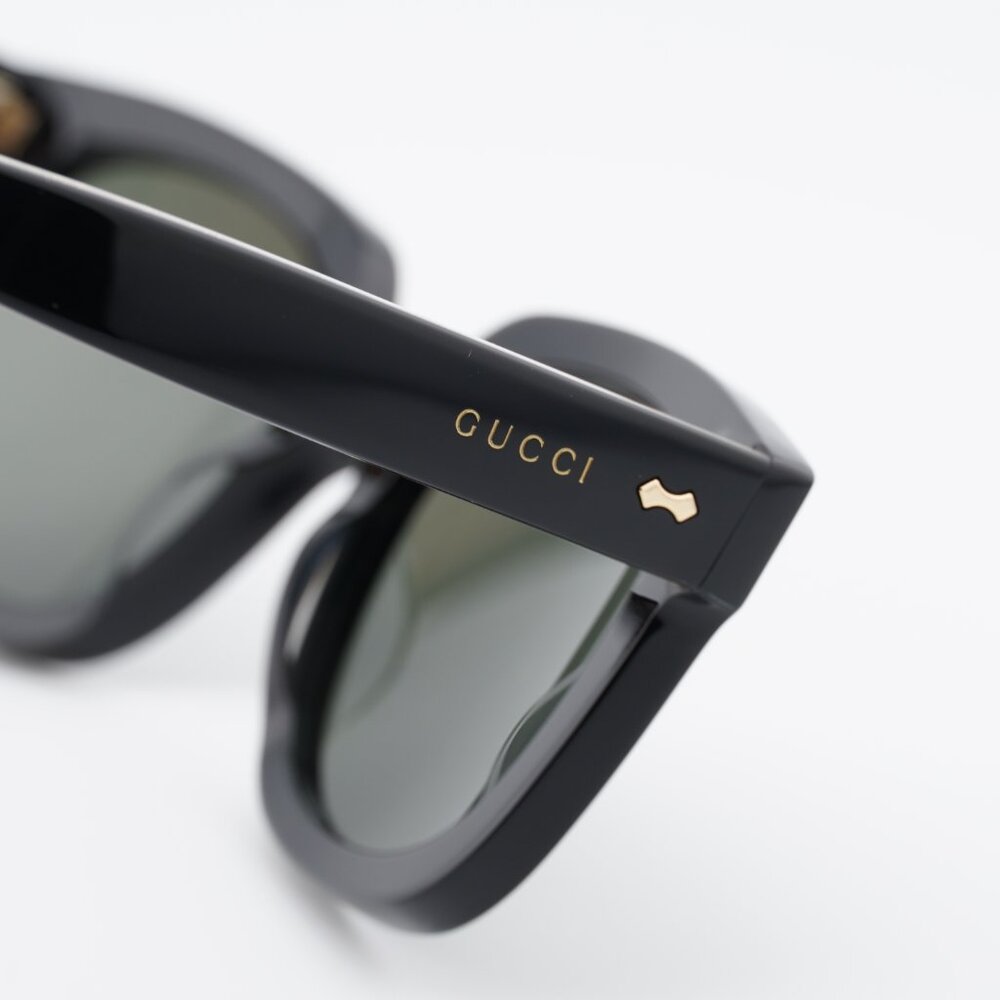 Gucci GG0912S 001 Sunglasses Black Square Frame, Grey Lenses - Picture 5 of 12